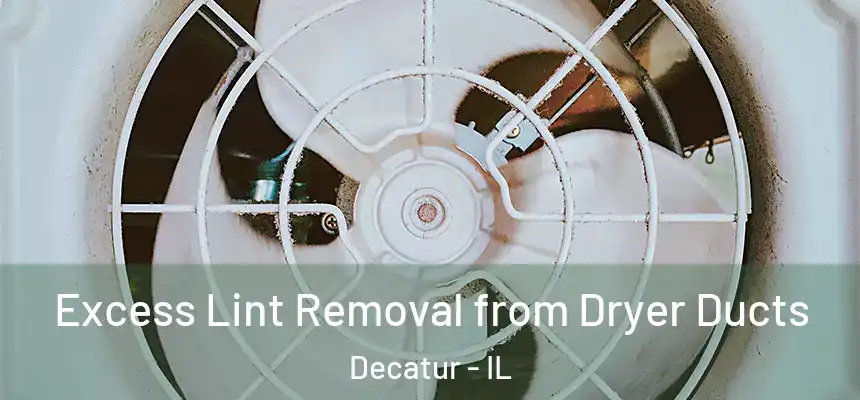 Excess Lint Removal from Dryer Ducts Decatur - IL